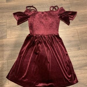 Red Felt Dress From Aeropostale’s!